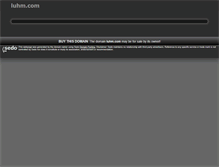 Tablet Screenshot of luhm.com